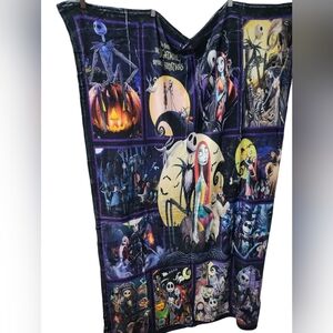 Nightmare Before Christmas Plush Throw Blanket